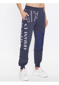 Spodnie dresowe Armani Exchange. Kolor: szary. Materiał: bawełna, dresówka #1
