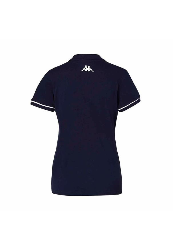 Polo Kappa Barla. Typ kołnierza: polo. Kolor: niebieski, wielokolorowy, biały. Materiał: bawełna. Styl: elegancki