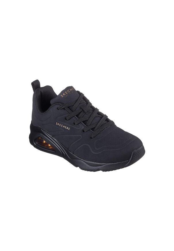 skechers - Sneakersy damskie Skechers Tres-Air Uno Ah-Mazing. Kolor: czarny. Materiał: materiał, syntetyk. Sport: turystyka piesza