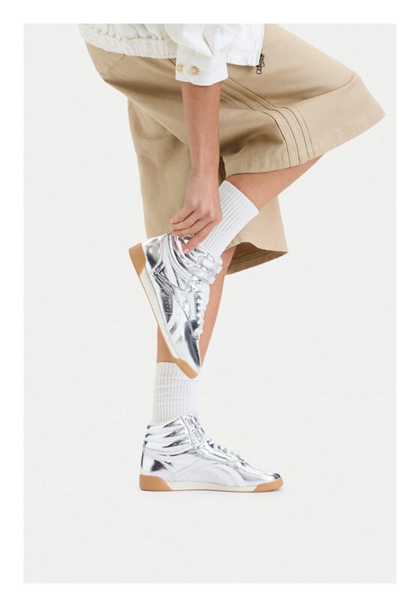 Reebok Sneakersy EO-F/S HI 100272227 Srebrny. Kolor: srebrny. Materiał: skóra