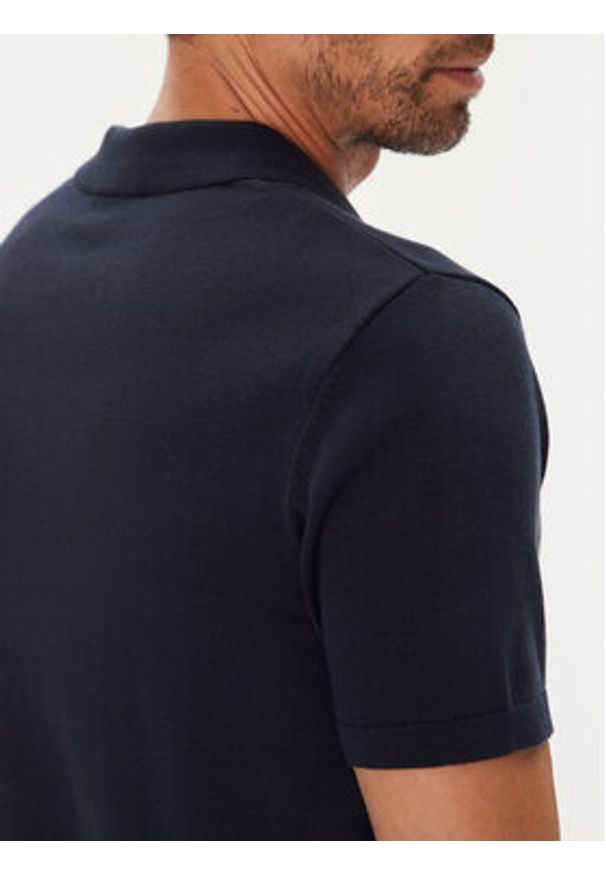 U.S. Polo Assn. Polo MUP3709 Granatowy Regular Fit. Typ kołnierza: polo. Kolor: niebieski. Materiał: bawełna