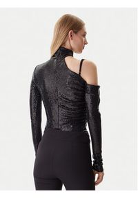 Versace Jeans Couture Body 79HAM208 J0248 Czarny Slim Fit. Kolor: czarny. Materiał: syntetyk