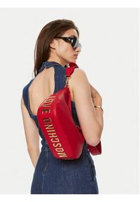 Love Moschino - LOVE MOSCHINO Torebka JC4018PP1LLT0500 Czerwony. Kolor: czerwony. Materiał: skórzane #6