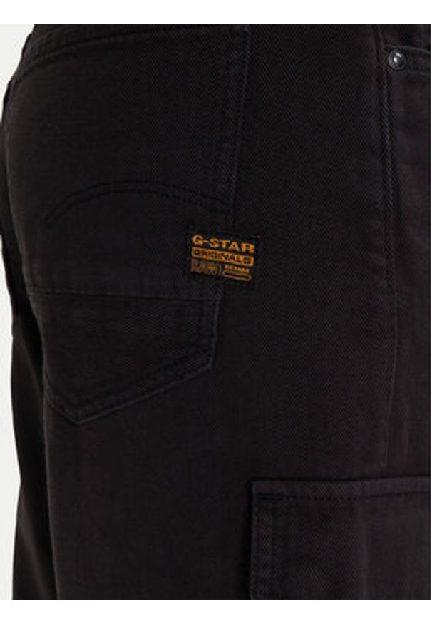 G-Star RAW - G-Star Raw Spodnie materiałowe Judee D24673-E078 Czarny Relaxed Fit. Kolor: czarny. Materiał: bawełna