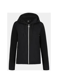 LUHTA - Hoodie Damska Luhta Hirsiniemi. Typ kołnierza: kaptur. Kolor: czarny. Wzór: haft, aplikacja