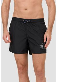 La Martina - LA MARTINA Czarne męskie kąpielówki, Rozmiar XXL. Kolor: czarny. Materiał: nylon #1