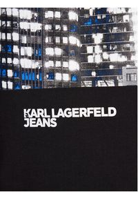 Karl Lagerfeld Jeans T-Shirt A4M17025 Czarny Regular Fit. Kolor: czarny. Materiał: bawełna #5