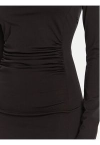 KAOS Sukienka koktajlowa Abiti RI1MA002 0001 Czarny Slim Fit. Kolor: czarny. Materiał: syntetyk. Styl: wizytowy #5