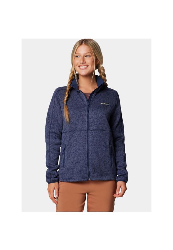 columbia - Bluza Polarowa Damska Columbia Sweater Weather II. Kolor: niebieski. Materiał: polar. Sport: turystyka piesza