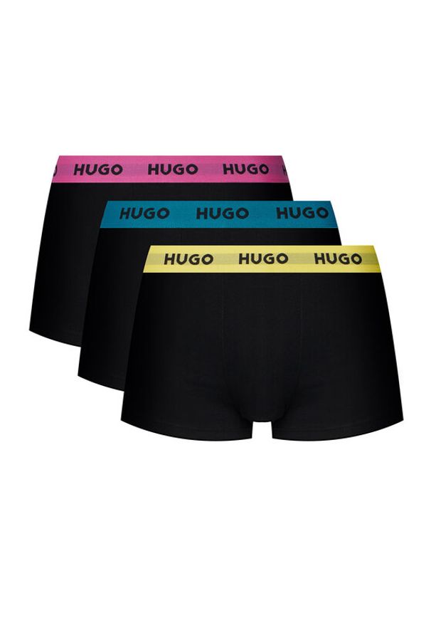 Hugo - HUGO Komplet bokserek 50532611 Czarny. Kolor: czarny. Materiał: bawełna