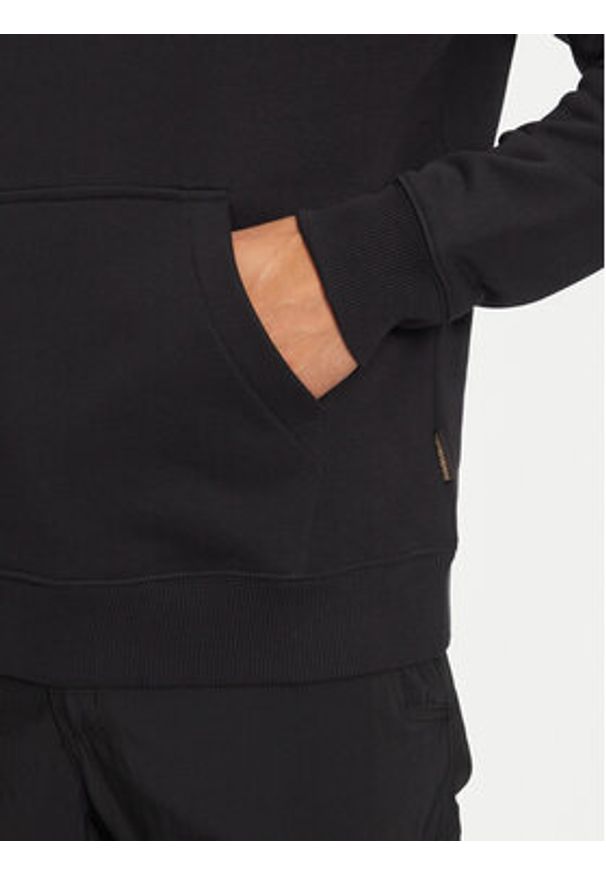 Napapijri Bluza B-Box Logo NP0A4I19 Czarny Regular Fit. Kolor: czarny. Materiał: bawełna