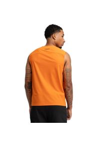 SIROKO - Męska koszulka tank top do biegania w terenie Trekking Siroko Apex Orange. Kolor: wielokolorowy, żółty, pomarańczowy. Materiał: materiał. Długość rękawa: bez rękawów. Sport: turystyka piesza #2