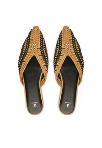 Patrizia Pepe Klapki 8Z0140/L109 Beżowy ciemny. Kolor: beżowy. Materiał: skóra #3