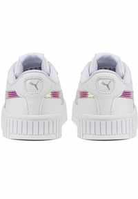 Puma - Dziecięce sneakersy Carina 2.0 Holo PUMA White Silver Gray. Okazja: na plażę. Kolor: biały, wielokolorowy, szary. Sezon: lato #2