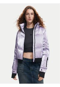 Desigual Kurtka bomber Omsk 24WWEWBY Fioletowy Regular Fit. Kolor: fioletowy. Materiał: syntetyk #1