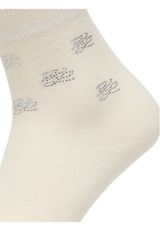 Karl Lagerfeld - KARL LAGERFELD Skarpety długie A2W47008 Czarny. Kolor: czarny. Materiał: bawełna