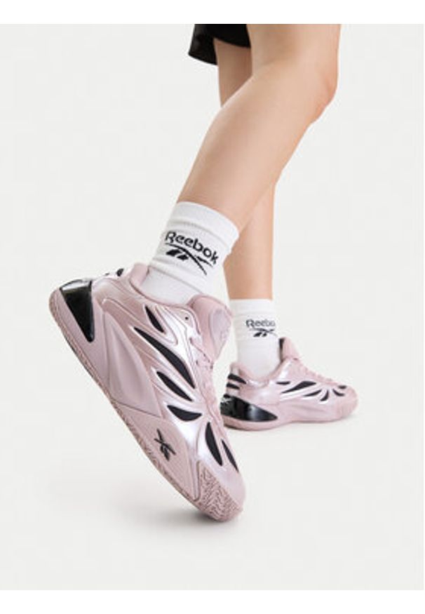 Reebok Buty do koszykówki EO-ANGEL REESE 1 100262834 Różowy. Kolor: różowy. Materiał: skóra. Sport: koszykówka