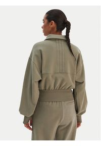 Adidas - adidas Bluza JM1101 Zielony Loose Fit. Kolor: zielony. Materiał: bawełna #3