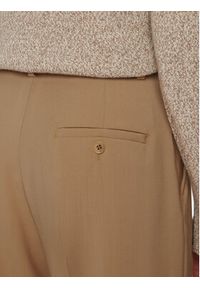 Weekend Max Mara Spodnie palazzo Visivo 2515131041 Beżowy Wide Leg. Kolor: beżowy. Materiał: wełna