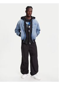 Hugo - HUGO Kurtka jeansowa Enjo 50541735 Niebieski Relaxed Fit. Kolor: niebieski. Materiał: bawełna #4