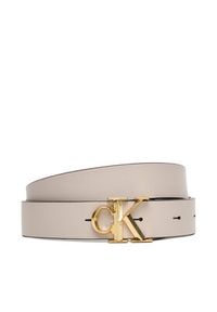 Calvin Klein Pasek Damski Facet Ck Buckle 25Mm Pebble Rev/ LV04F7044G Czarny. Kolor: czarny. Materiał: skóra #3