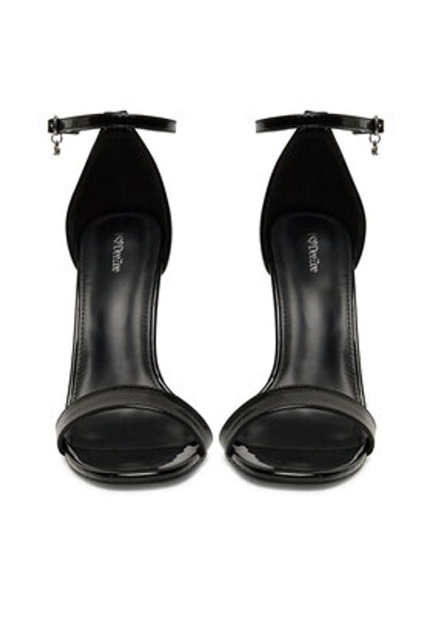 DeeZee Sandały LWLY126-2 Czarny. Kolor: czarny. Materiał: skóra