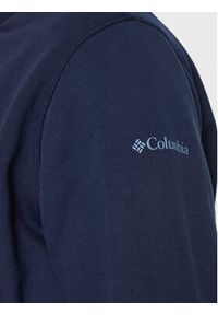 columbia - Columbia Bluza M Logo Fleece Crew Niebieski Regular Fit. Kolor: niebieski. Materiał: bawełna #4