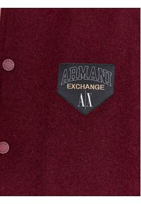 Armani Exchange Kurtka bomber 6RZB21 ZNIKZ 44AG Bordowy Regular Fit. Kolor: czerwony. Materiał: syntetyk #2