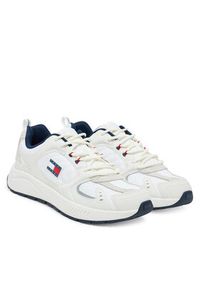 Tommy Jeans Sneakersy Tjm Runner EM0EM01581 Écru. Materiał: skóra #5