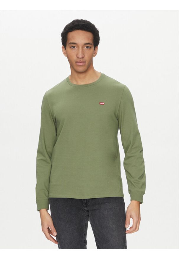 Levi's® Longsleeve Housemark 72848-0022 Zielony Regular Fit. Kolor: zielony. Materiał: bawełna. Długość rękawa: długi rękaw