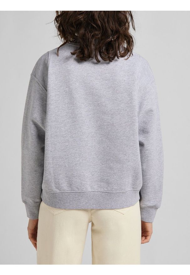 Lee - DAMSKA BLUZA LEE CUT & SEW RAGLAN SWS GREY MELE L36UTX37 112107919. Długość rękawa: raglanowy rękaw