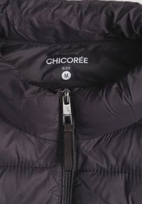 Born2be - Ciemnoszara Pikowana Kurtka w Klasycznym Stylu Nelaniel. Okazja: na co dzień. Kolor: szary. Materiał: jeans. Styl: klasyczny #3