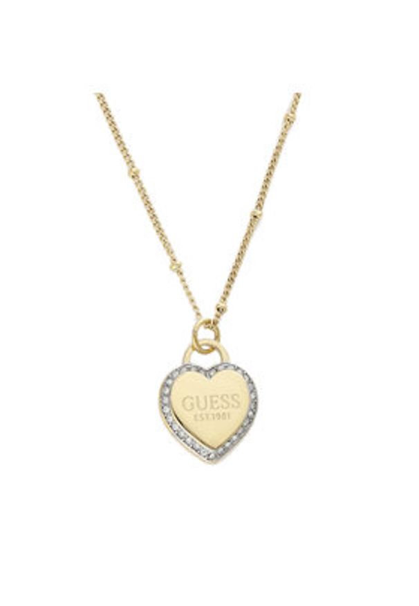 Guess Naszyjnik JUBN01 420JW Złoty. Materiał: złote. Kolor: złoty