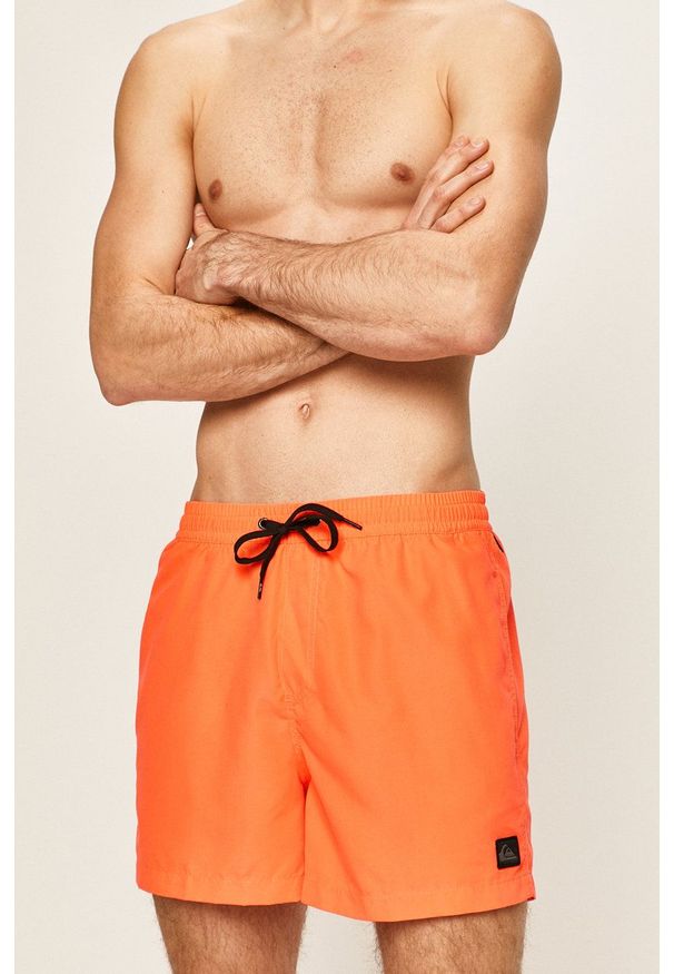 Quiksilver kolor różowy. Kolor: różowy. Materiał: tkanina, materiał