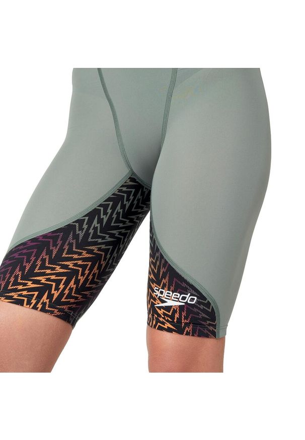 Strój startowy damski Speedo Lzr Ignite. Kolor: pomarańczowy, wielokolorowy, zielony