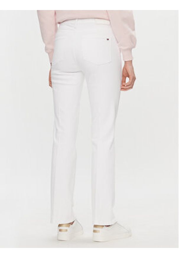TOMMY HILFIGER - Tommy Hilfiger Jeansy Bootcut WW0WW41304 Biały Regular Fit. Kolor: biały