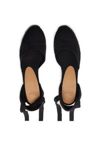 Castañer Espadryle Carina C/6/001 020969 Czarny. Kolor: czarny. Materiał: materiał #5
