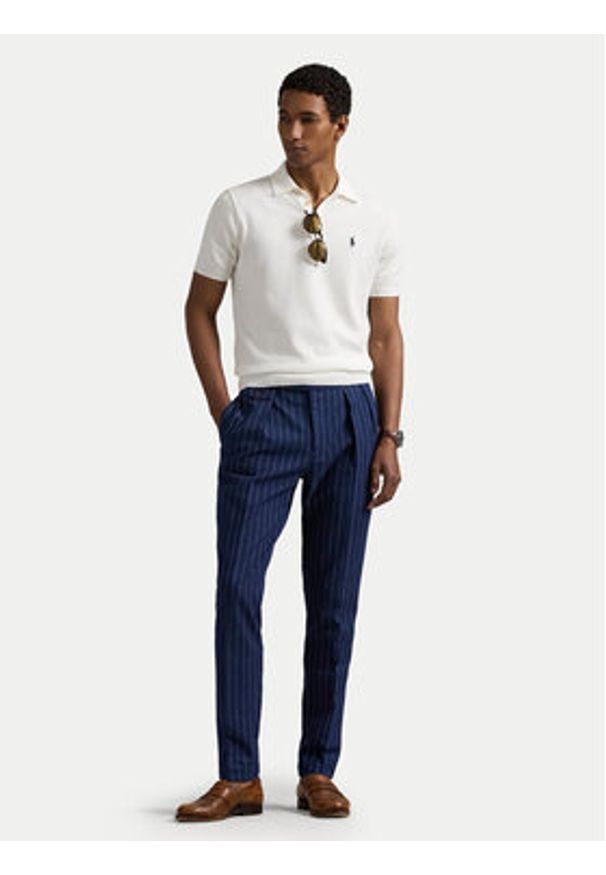 Polo Ralph Lauren Polo 710980682005 Biały Regular Fit. Typ kołnierza: polo. Kolor: biały. Materiał: bawełna
