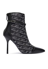 Karl Lagerfeld - Botki KARL LAGERFELD. Kolor: czarny #1