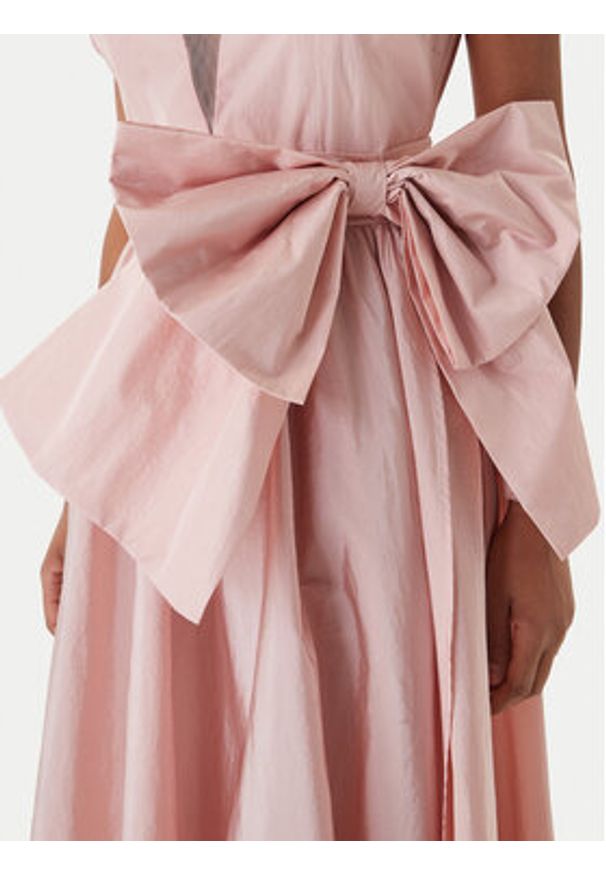 Fracomina Sukienka wieczorowa FQ26SD3009W83101 Różowy Regular Fit. Kolor: różowy. Materiał: syntetyk. Styl: wizytowy