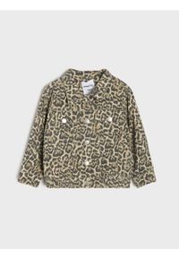Sinsay - Kurtka katana w panterkę - wielobarwny. Wzór: motyw zwierzęcy #1
