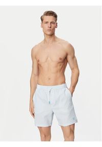 Guess Szorty kąpielowe F6GT11 WN342 Niebieski jasny Regular Fit. Kolor: niebieski. Materiał: syntetyk #4