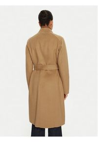 Liu Jo Płaszcz wełniany WF4060 T4627 Brązowy Regular Fit. Kolor: brązowy. Materiał: syntetyk #3