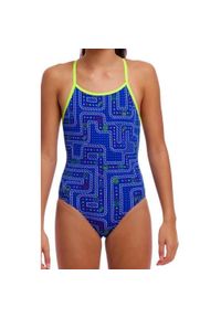 Strój kąpielowy jednoczęściowy FUNKITA Much Munchies - dziewczęcy. Kolor: niebieski #1