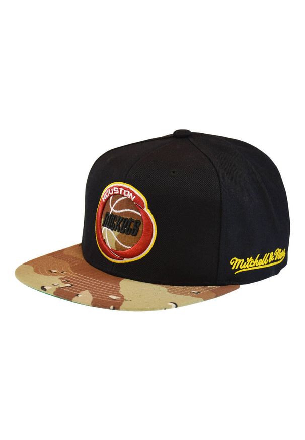 Czapka z daszkiem Mitchell & Ness NBA HWC Houston Rockets Choco -HROYYPPPBLCK. Kolor: czarny