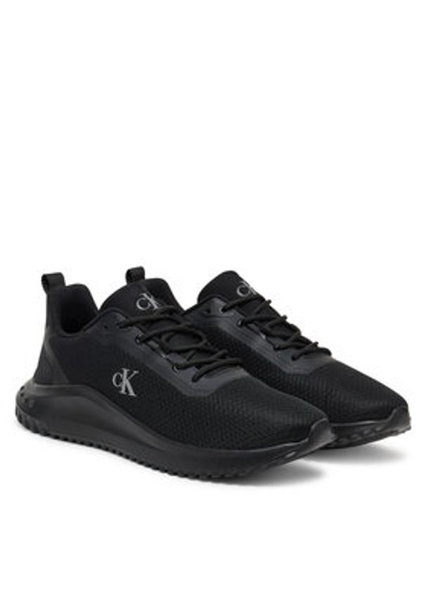 Calvin Klein Jeans Sneakersy Eva Runner Mix Mesh YM0YM01285 Czarny. Kolor: czarny. Materiał: materiał