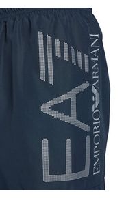 EA7 Emporio Armani Szorty kąpielowe 7M002001 AF14497 MB010 Granatowy Regular Fit. Kolor: niebieski. Materiał: syntetyk #3