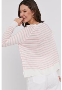 Answear Lab Sweter damski kolor różowy. Okazja: na co dzień. Kolor: różowy. Materiał: dzianina. Długość rękawa: raglanowy rękaw. Styl: wakacyjny #2