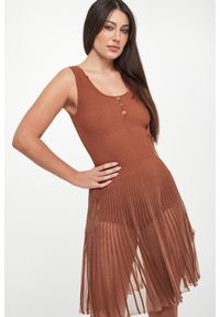 Elisabetta Franchi - Sukienka z ażurowej dziany ELISABETTA FRANCHI. Wzór: ażurowy #1