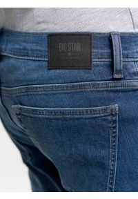 Big-Star - Spodnie jeans męskie Tedd 356. Stan: obniżony. Kolor: niebieski. Sezon: wiosna. Styl: elegancki #3